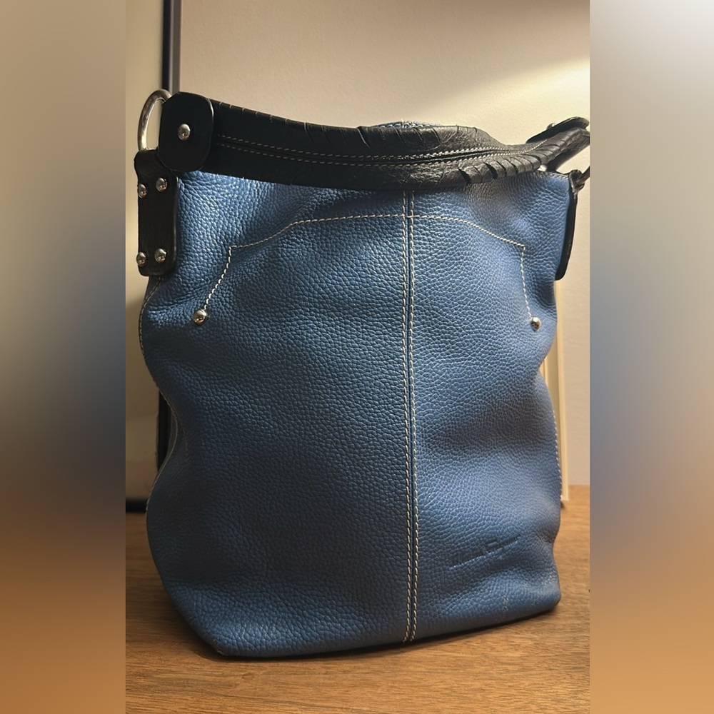 Ferragamo leather bucket bag